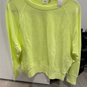 GAP Bright yellow/green Sweatshirt